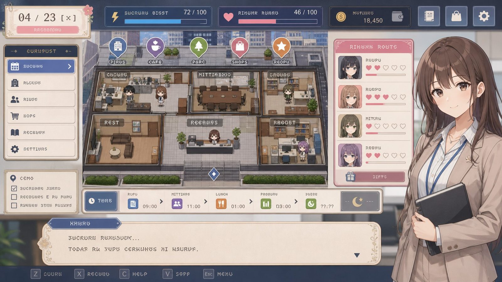 职场女友带回家v1 操作界面 场景图 4